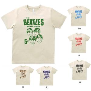 バンド ロック Tシャツ THE BEATLES ビートルズ ダークネイビー