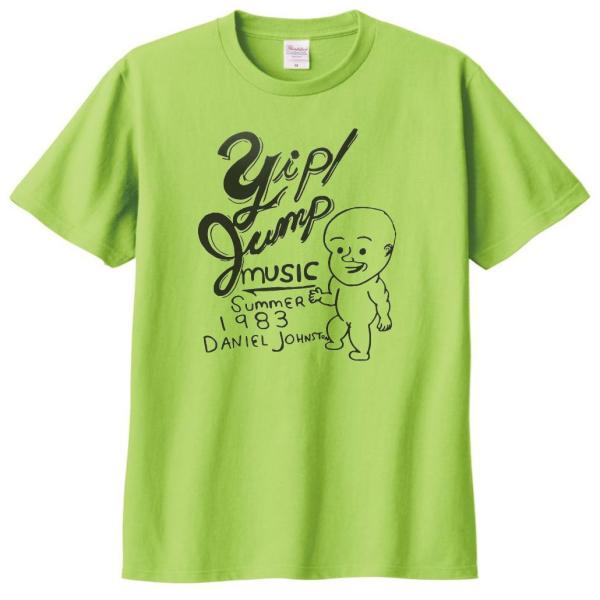 デザイン　Tシャツ　Yip Jump music　ライトグリーン