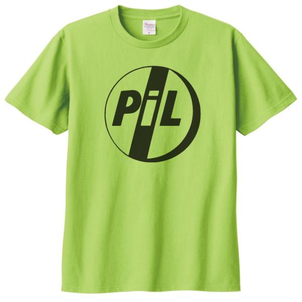 音楽・バンド・ロック・シネマ　 Tシャツ　PIL　ライトグリーン