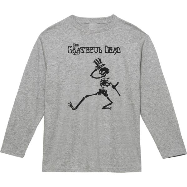 音楽　バンド　THE GRATEFUL DEAD　長袖　ロングスリーブ　Tシャツ　グレー