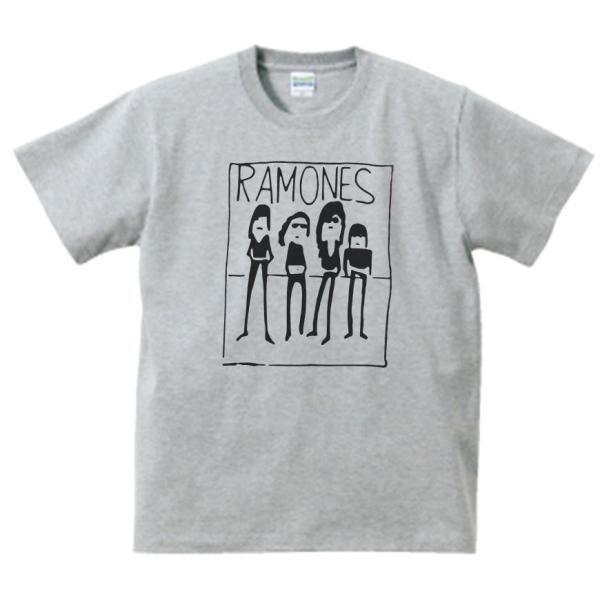 音楽・バンド・ロック・シネマ　 Tシャツ　RAMONES　グレー