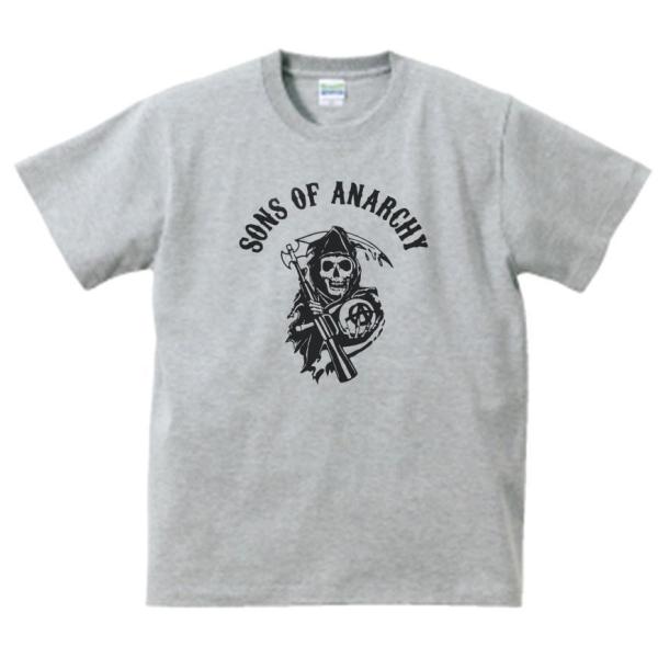 音楽・バンド・ロック・シネマ　 Tシャツ　SONS　OF　ANARCHY　グレー