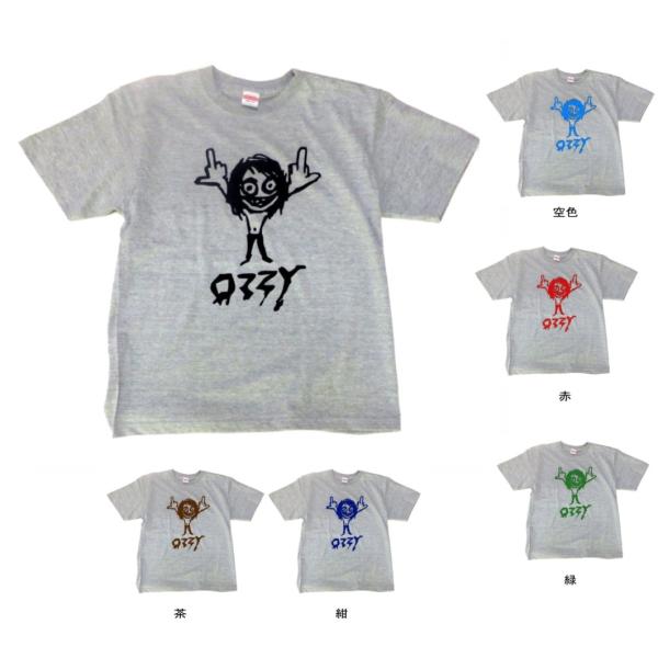 音楽・バンド・ロック・シネマ　 Tシャツ　オジーオズボーン　OZZY　OSBONE　グレー
