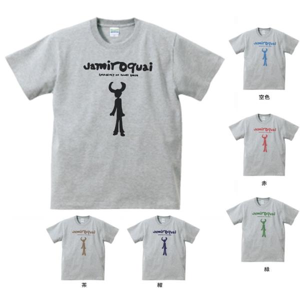 バンド　ロック Tシャツ　jamiroquai　グレー
