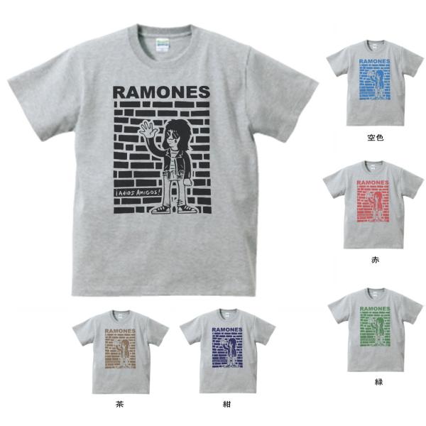 バンド　ロック Tシャツ　RAMONES　グレー
