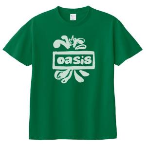 音楽・バンド・ロック・シネマ Tシャツ オアシス Oasis 水色 : T
