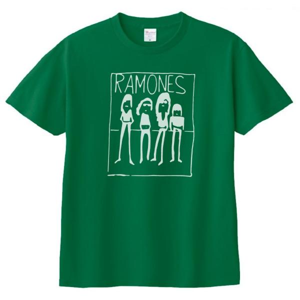 音楽・バンド・ロック・シネマ　 Tシャツ　RAMONES　グリーン