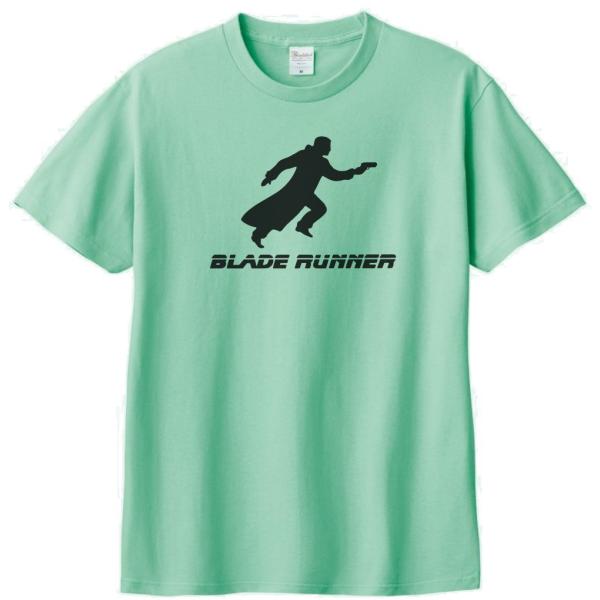 音楽・バンド・ロック・シネマ　 Tシャツ　BLADE  RUNNER　ブレードランナー　アイスグリー...