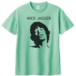 バンド ロック Tシャツ MICK JAGGER ミックジャガー イエロー : T