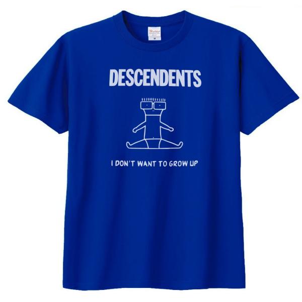 バンド　ロック Tシャツ　DESCENDENTS　ロイヤルブルー