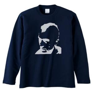 音楽 バンド オアシス Oasis 長袖 ロングスリーブ Tシャツ ネイビー