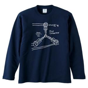 音楽 バンド 長袖 ロングスリーブ Tシャツ ネイビーSMASHING PUMPKINS
