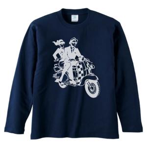 音楽 バンド Judas Priest 長袖 ロングスリーブ Tシャツ ネイビー : T
