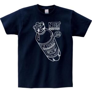 車・バイク　Tシャツ　ダークネイビー｜t1500