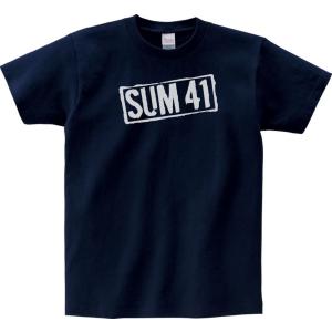SUM41 tシャツ　バンドtシャツ　ヴィンテージtシャツ　紺　ネイビー　バンt バンド ロック Tシャツ SUM41 ブラック : Tシャツ専門店 T1500 - 通販