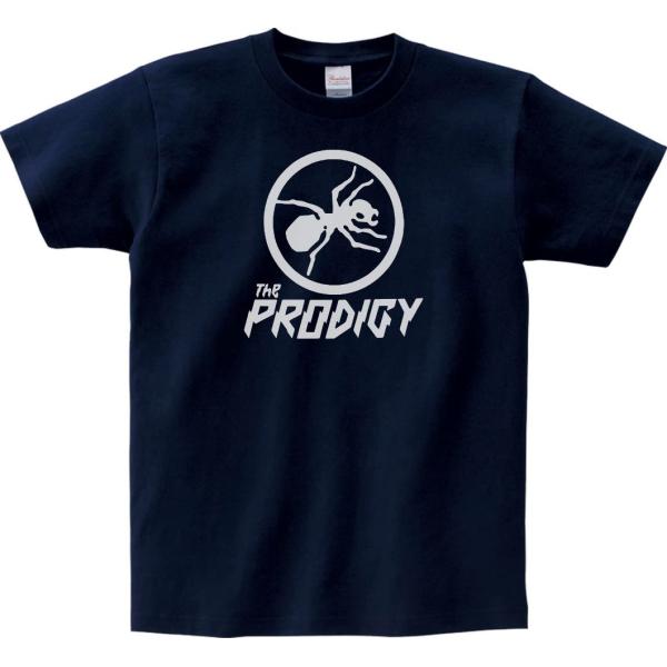 ザ・プロディジー The Prodigy　バンド　ロック Tシャツ　ダークネイビー