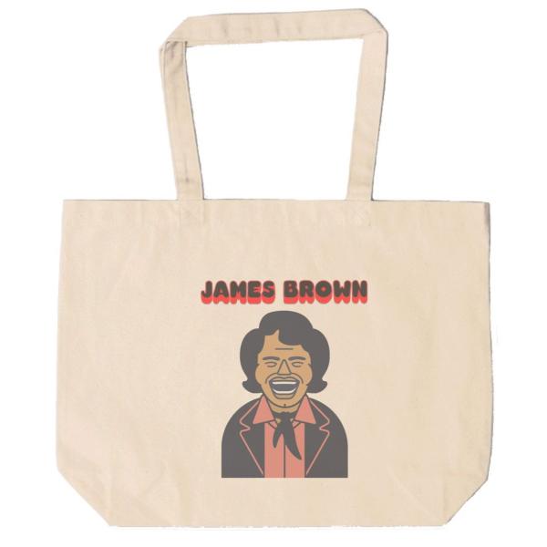 ジェームス ブラウン James Brown　トートバッグ　キャンバス　12oz 綿100％　ナチュ...