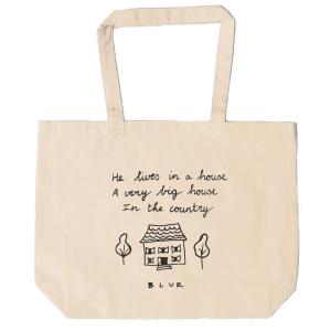 ブラー Blur トートバッグ キャンバス 12oz 綿100％ ナチュラル色 : T