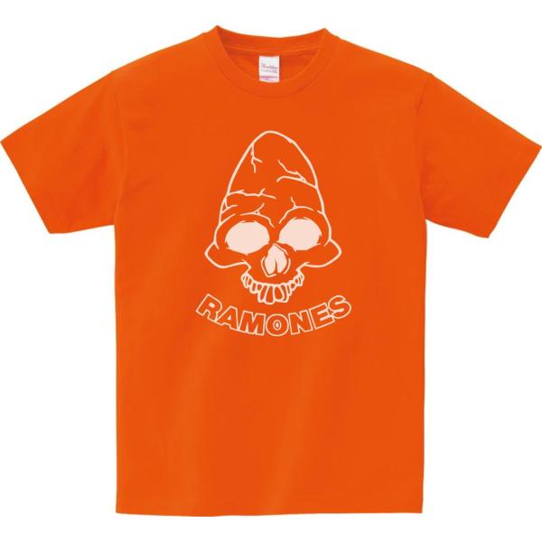 音楽・バンド・ロック・シネマ　 Tシャツ　RAMONES　オレンジ