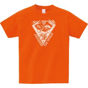 音楽・バンド・ロック・シネマ Tシャツ THE CLASH 無線衝突 オレンジ