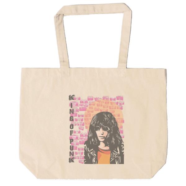 Ramones  ラモーンズ　トートバッグ　キャンバス　12oz 綿100％　ナチュラル色