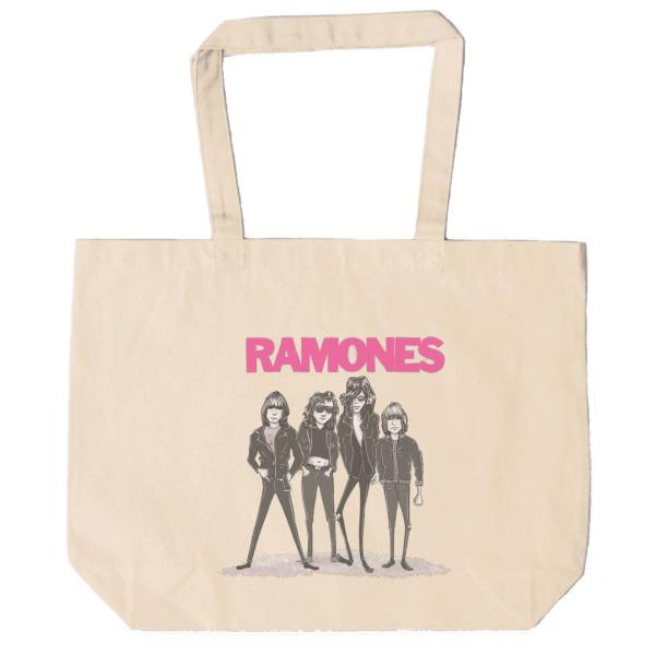 RAMONES ラモーンズ　トートバッグ　キャンバス　12oz 綿100％　ナチュラル色
