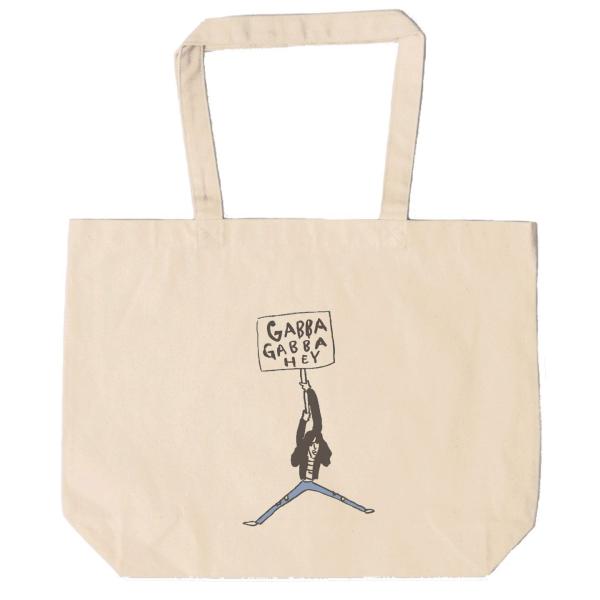 ラモーンズ Ramones　トートバッグ　キャンバス　12oz 綿100％　ナチュラル色