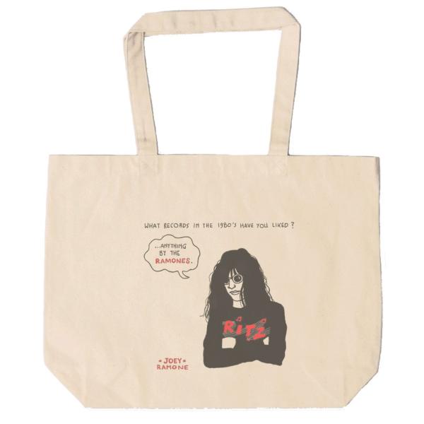 ラモーンズ  Ramones　トートバッグ　キャンバス　12oz 綿100％　ナチュラル色