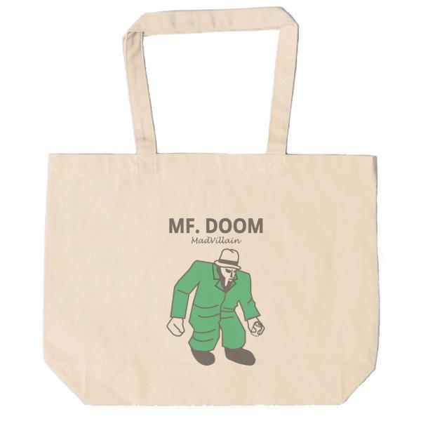MFドゥーム MF Doom　トートバッグ　キャンバス　12oz 綿100％　ナチュラル色