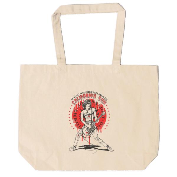 ラモーンズ Ramones　トートバッグ　キャンバス　12oz 綿100％　ナチュラル色