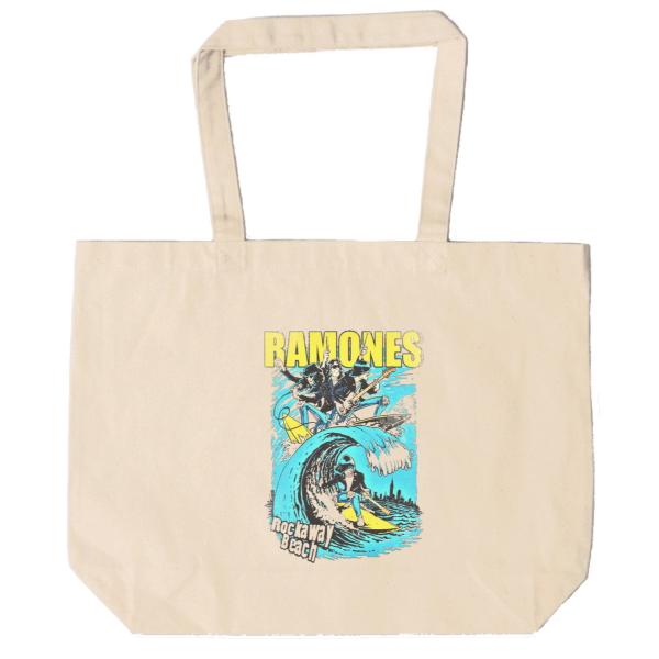 RAMONES　キャンバス　12oz 綿100％　ナチュラル色　音楽　ロック　バンド　シネマ