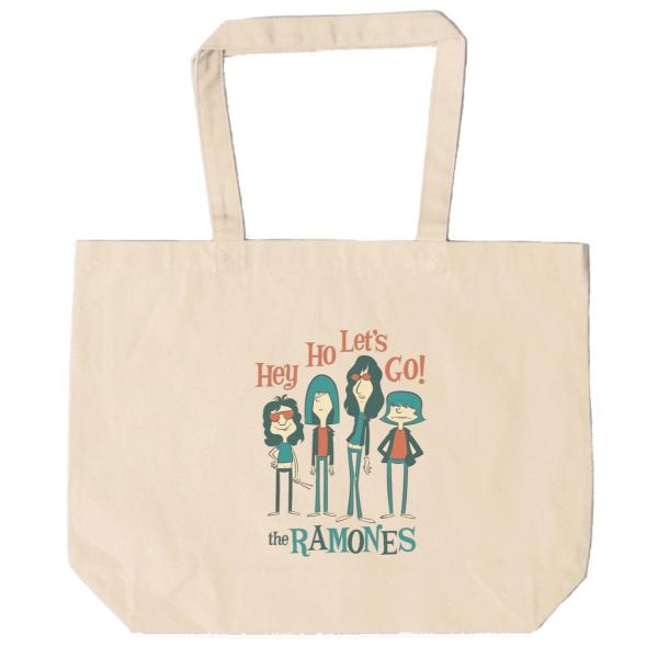 RAMONES　キャンバス　12oz 綿100％　ナチュラル色　音楽　ロック　バンド　シネマ