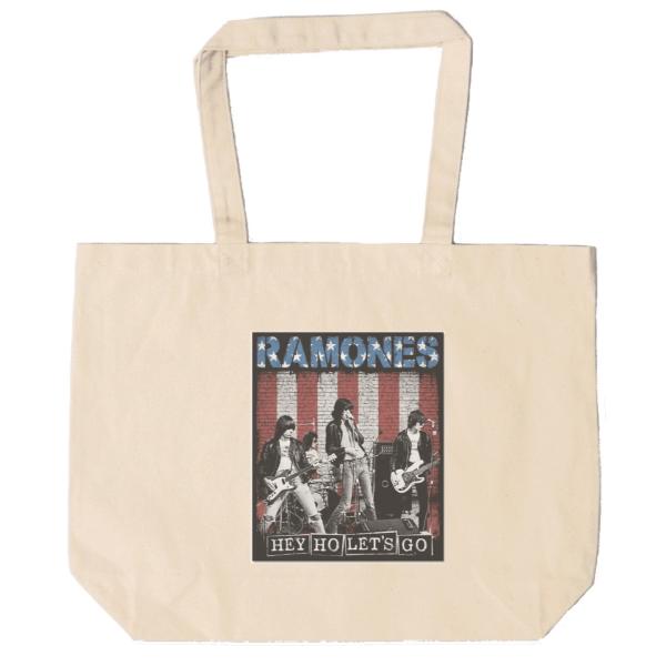 RAMONES　キャンバス　12oz 綿100％　ナチュラル色　音楽　ロック　バンド　シネマ