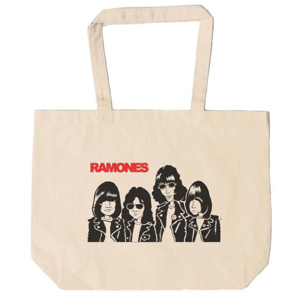 RAMONES　キャンバス　12oz 綿100％　ナチュラル色　音楽　ロック　バンド　シネマ