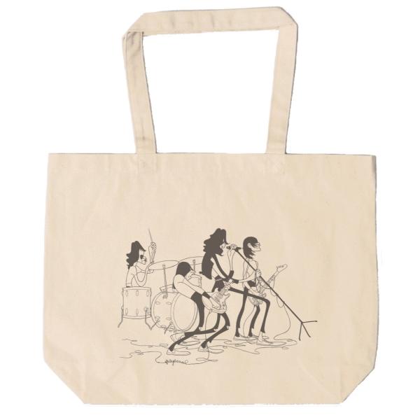 RAMONES　トートバッグ　キャンバス　12oz 綿100％　ナチュラル色