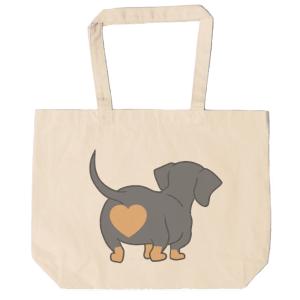 新品  ダックスフンド　バッグ 犬トート バッグ 犬 エコ バッグ ダックス フンド 明日から本気出す