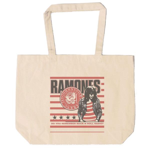 RAMONES ラモーンズ　トートバッグ　キャンバス　12oz 綿100％　ナチュラル色