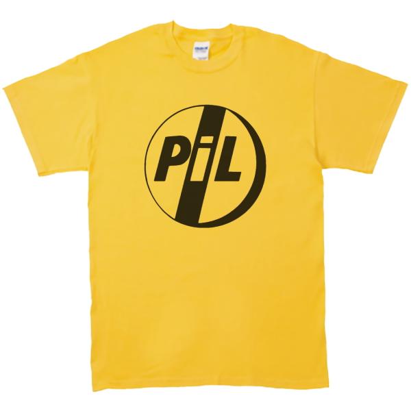 音楽・バンド・ロック・シネマ　 Tシャツ　PIL　イエロー