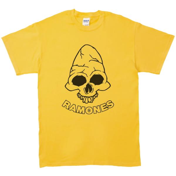 音楽・バンド・ロック・シネマ　 Tシャツ　RAMONES　イエロー