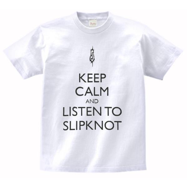 音楽・バンド・ロック・シネマ　 Tシャツ　KEEP CALM AND LISTEN TO SLIPK...