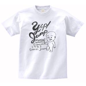 デザイン　Tシャツ　Yip Jump music　白｜t1500