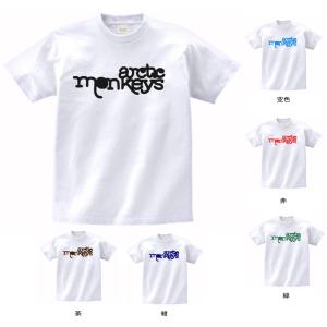 音楽・バンド・ロック・シネマ　 Tシャツ　arctic　monkeys　白