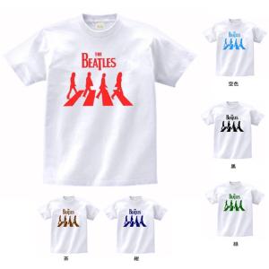 バンド ロック Tシャツ THE BEATLES ビートルズ ブラック : Tシャツ