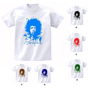 ジミ・ヘンドリックス Jimi Hendrix バンド ロック Tシャツ 白 : T