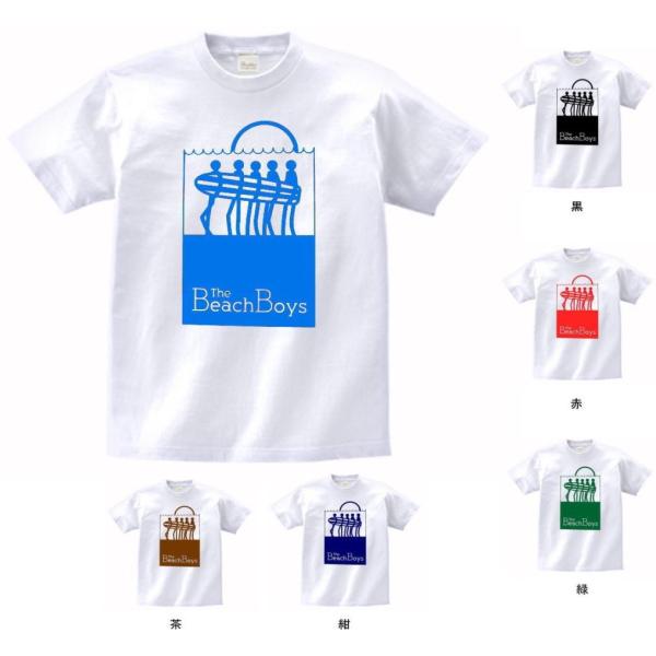 音楽・バンド・ロック・シネマ　 Tシャツ　The  Beach Boys　ザ　ビーチボーイズ　白