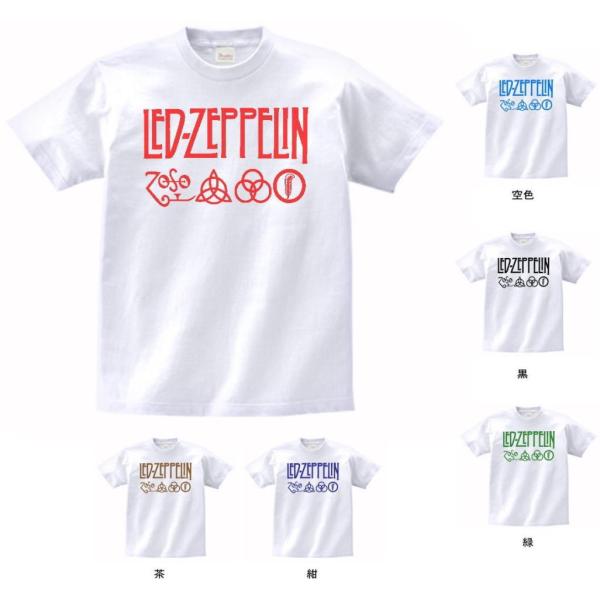 音楽・バンド・ロック・シネマ　 Tシャツ　LED-ZEPPELIN　白