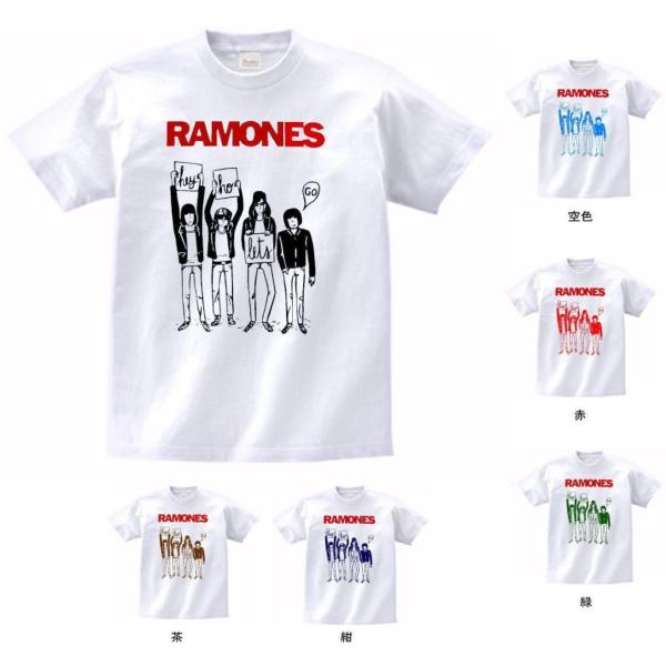 音楽・バンド・ロック・シネマ　 Tシャツ　RAMONES　白
