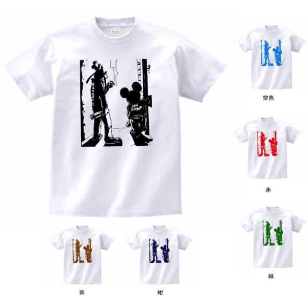 音楽・バンド・ロック・シネマ　 Tシャツ　RAMONES &amp; SEX PISTOLS　白