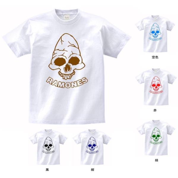 音楽・バンド・ロック・シネマ　 Tシャツ　RAMONES　白