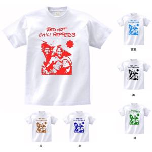 音楽・バンド・ロック・シネマ　 Tシャツ　 RED HOT CILIPEPPERS　レッドホットチリペッパーズ　白｜t1500